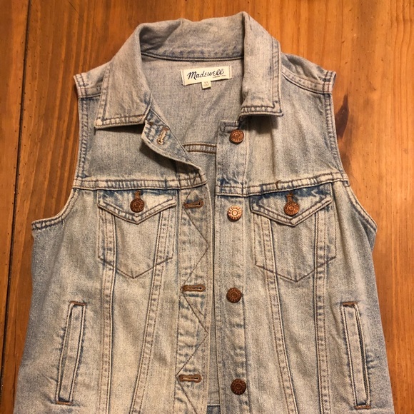 Madewell XS denim vest - Picture 2 of 4